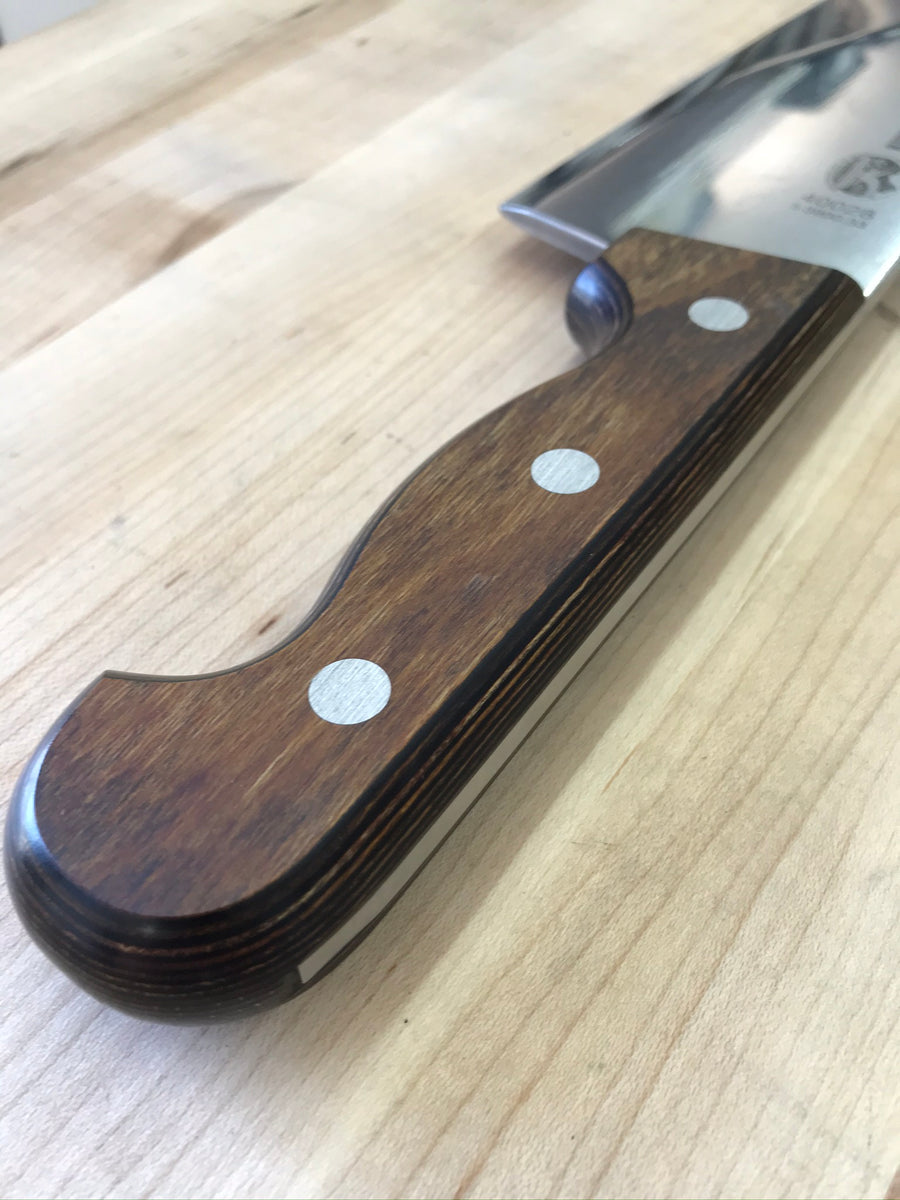 Superior Chinese Cleaver Chef's Knife with Wooden Rosewood Handle