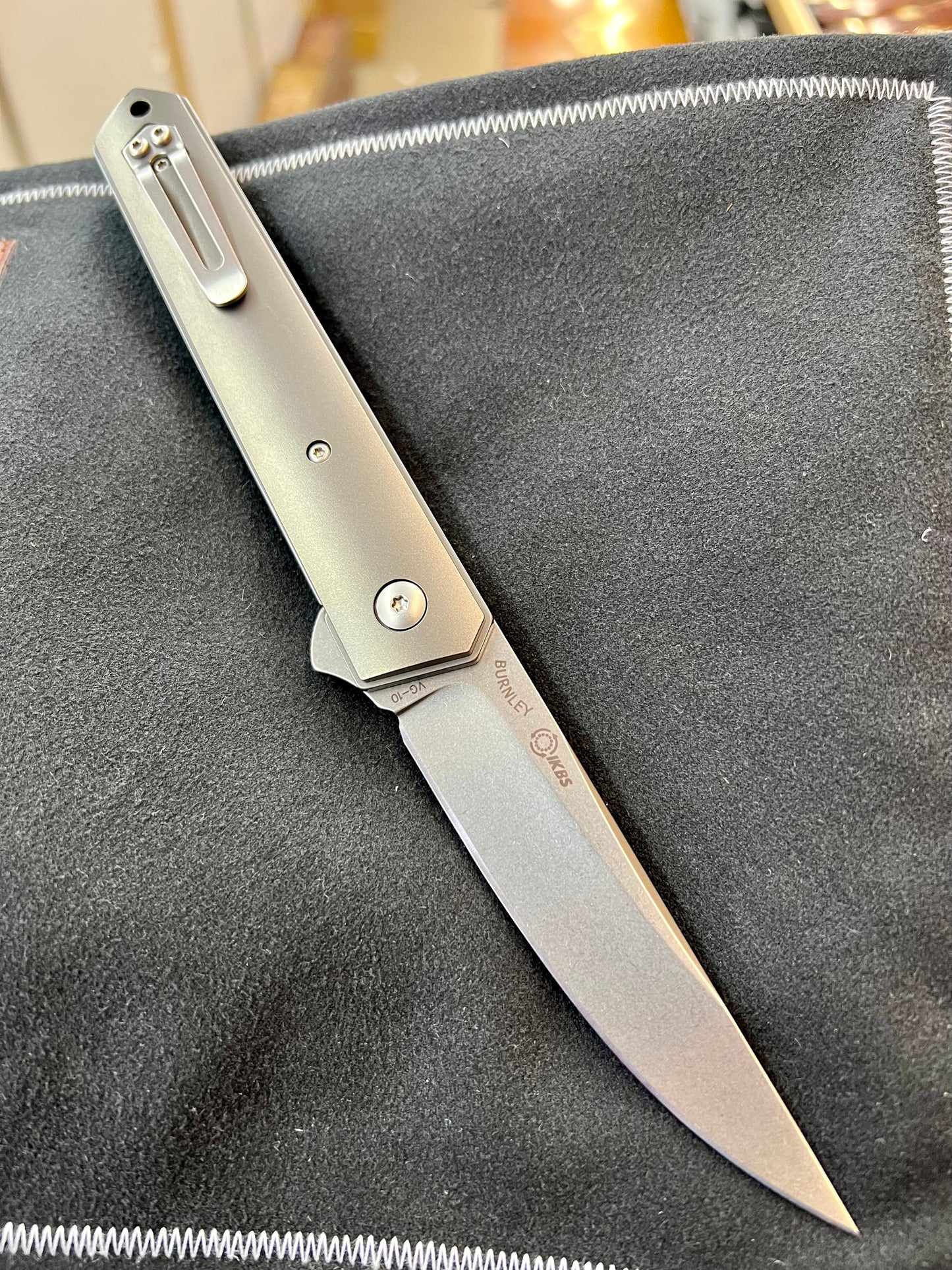 Boker Plus 01BO296 Burnley Kwaiken Titanium Flipper *DISCONTINUED*