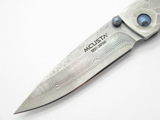Mcusta MC-34D VG10 Damascus Folder