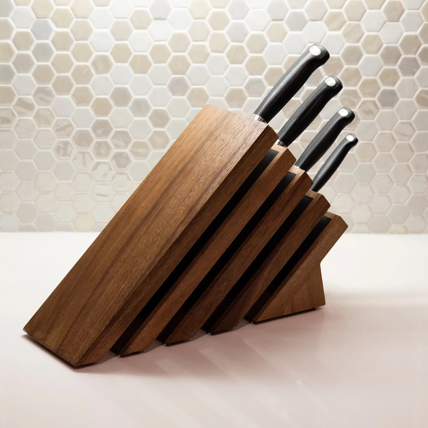 Messermeister Next Level Magnetic Knife Block with UV Light