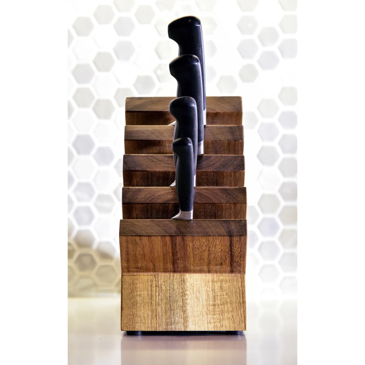 Messermeister Next Level Magnetic Knife Block with UV Light