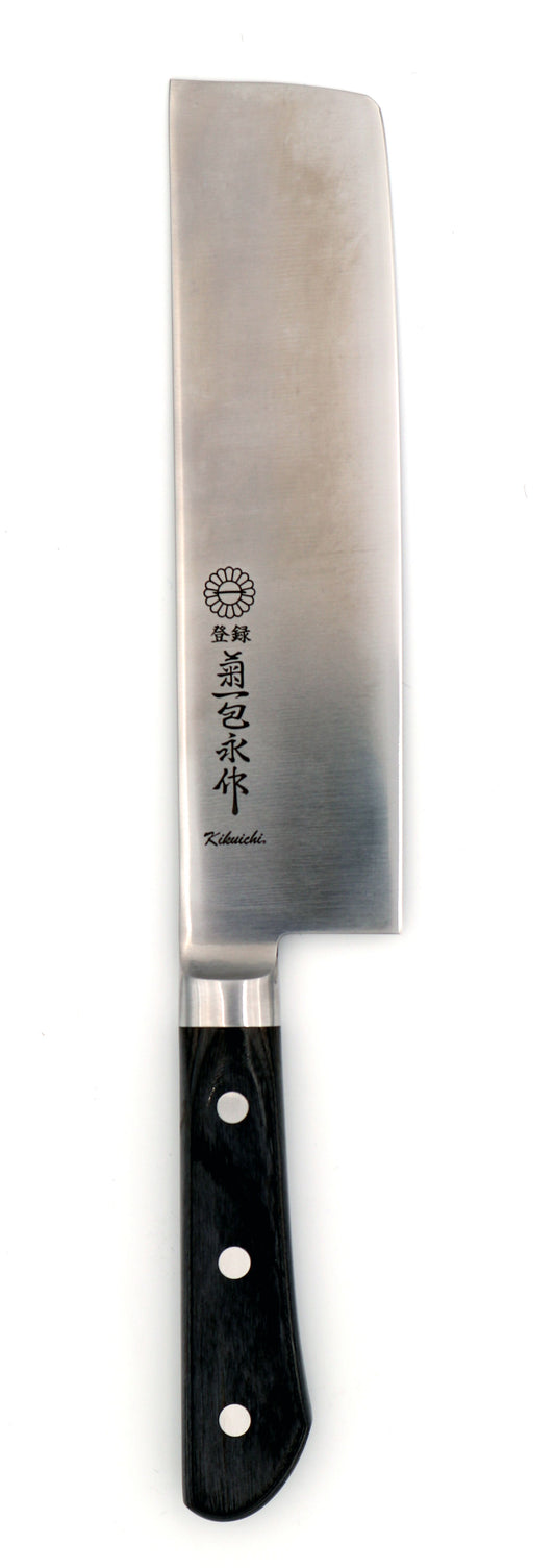 *DISCONTINUED* Kikuichi Semi-Stainless 185mm (7.25") Nakiri