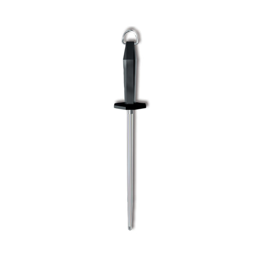 Victorinox 10" Combination Cut Round Honing Steel w/ Black Handle