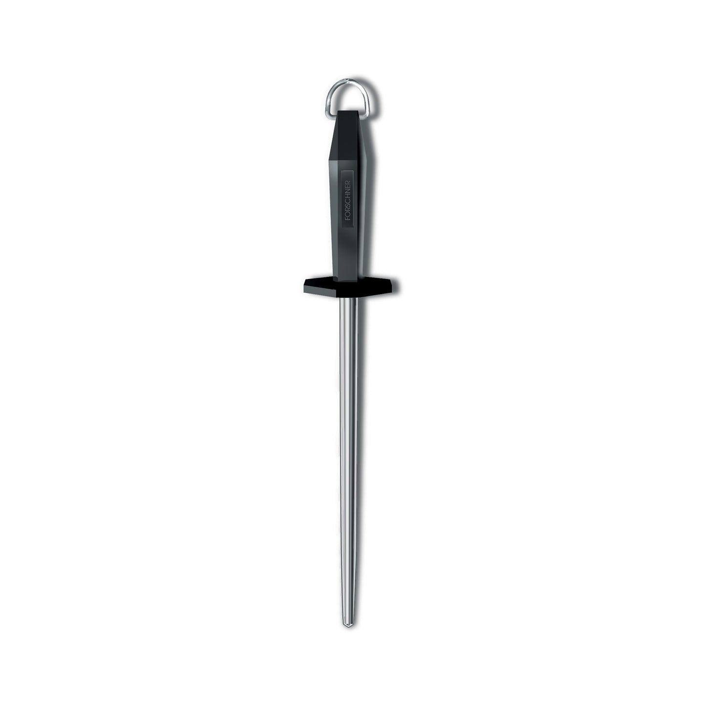 Victorinox 10" Smooth & Polished Cut Round Honing Steel w/ Black Handle