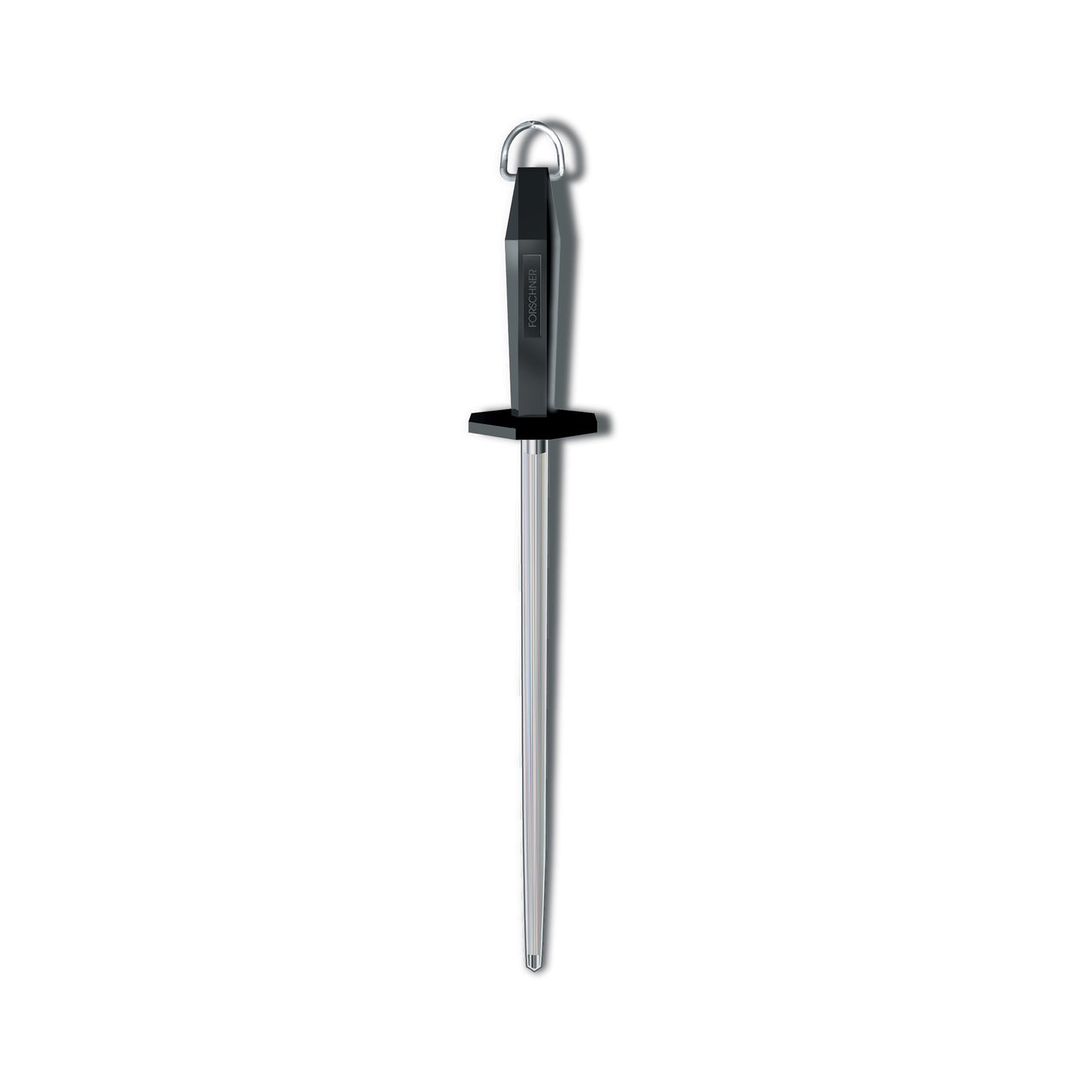 Victorinox 12" Regular Cut Round Honing Steel w/ Black Handle