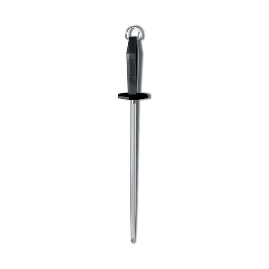 Victorinox 14" Regular Cut Round Honing Steel w/ Black Handle