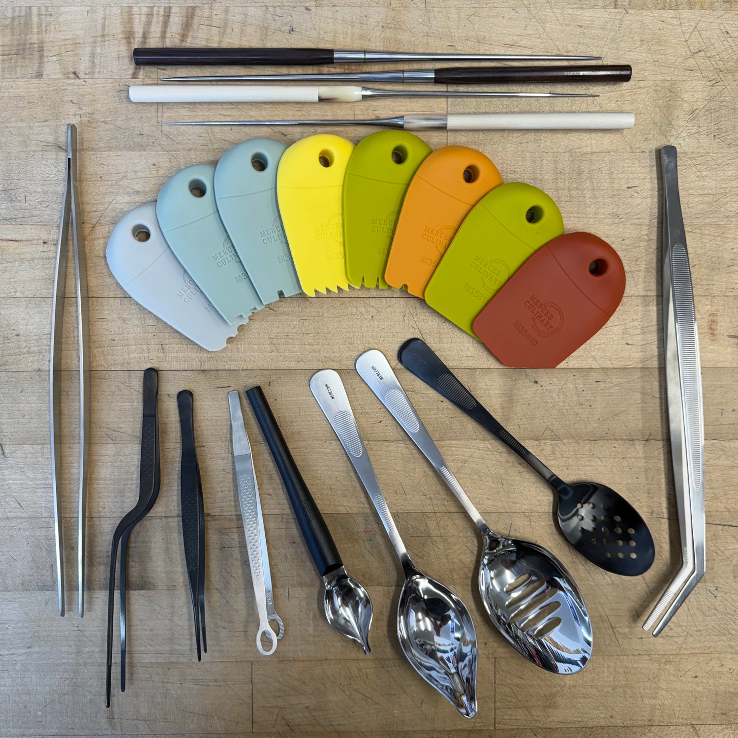 Presentation & Plating Tools | Spoons, Tongs, Wedges & Chopsticks