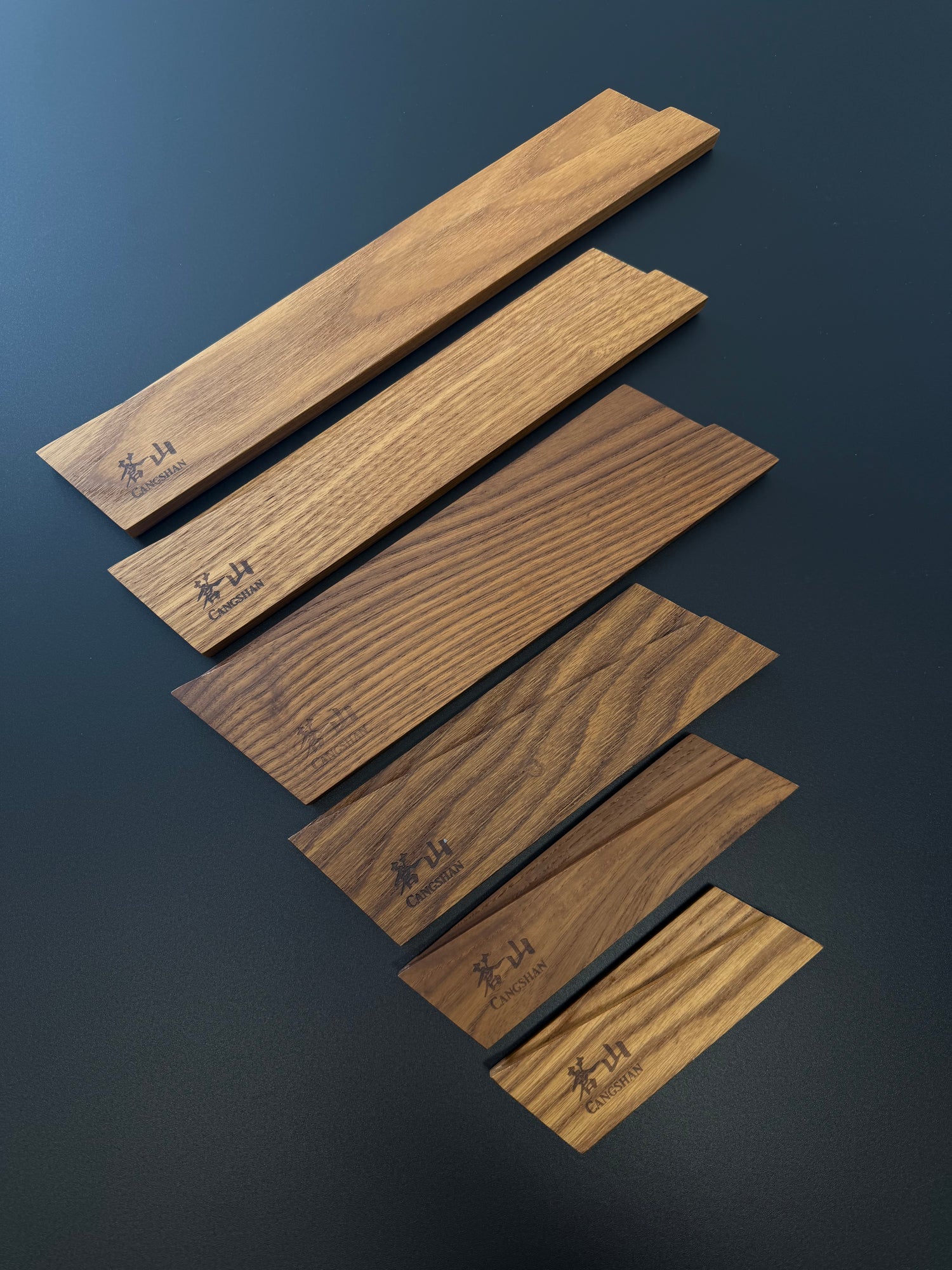 Cangshan Ash Wood Magnetic Knife Sheaths