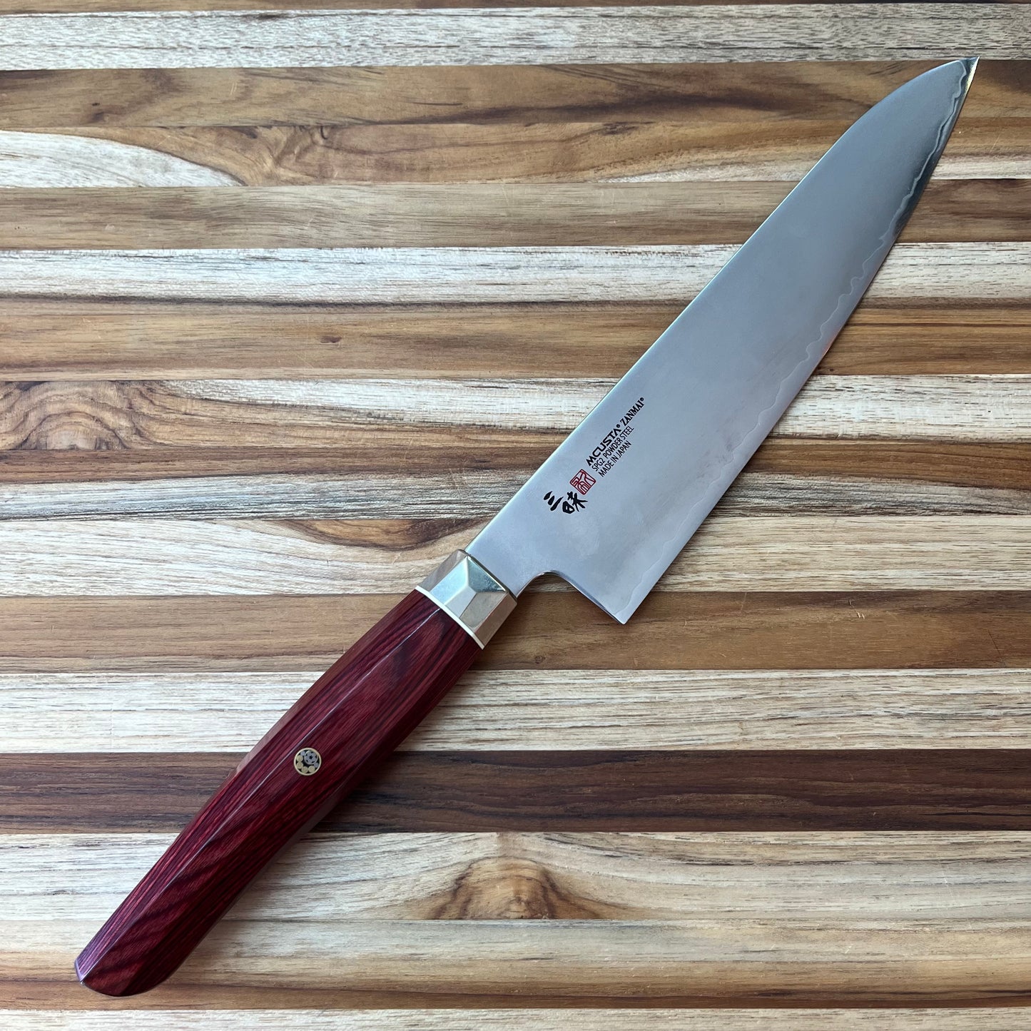 Mcusta Zanmai Revolution Red 210mm (8.25") Gyuto