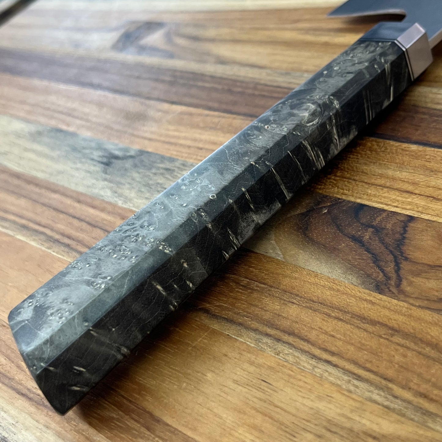 Alfredo Faccipieri 235mm (9.25") Gyuto w/ MagnaMax & Stabilized Grey Maple Handle