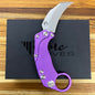 Reate EXO-K 3" Stonewash Purple Gravity Karambit w/ Trainer Knife