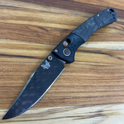 Benchmade Limited Edition Mini Crooked River 3.5" Folding Knife w/ Textured Aluminum & Carbon Fiber Handle