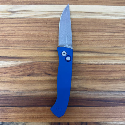 Pro-Tech Brend Classic 3" Auto w/ Blue Aluminum Handle