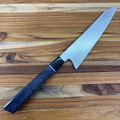 Alfredo Faccipieri ONE 190mm (7.5") Gyuto w/ MagnaCut & Stabilized Blue Karelian Birchwood Handle