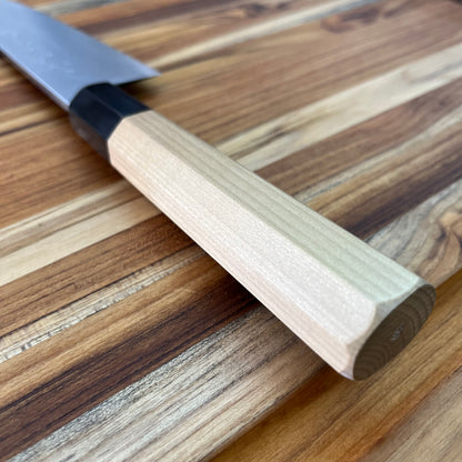 Kikuichi Kasumi Aoko Blue Carbon Damascus 240mm (9.5") Gyuto w/ K-Tip