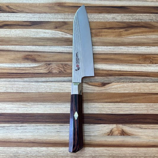 Mcusta Zanmai Supreme Ripple 180mm (7") Santoku