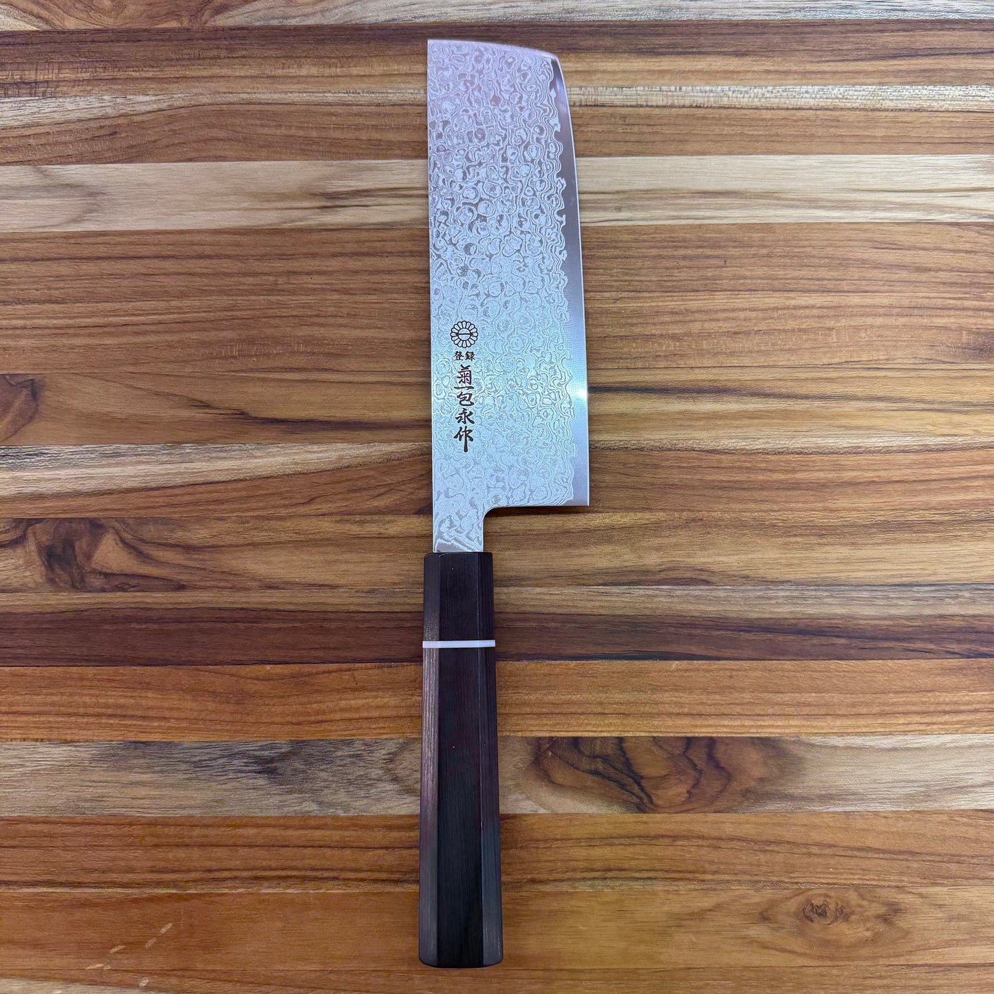 Kikuichi ZA69 Layer Damascus 160mm (6.5") Nakiri