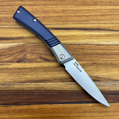 Benchmade Successor Folding Knife w/  Ash Grey & Crater Blue Aluminum Handle