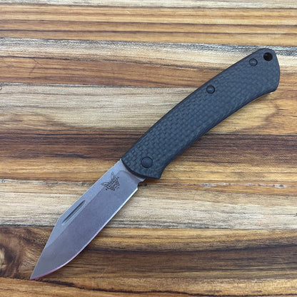 *DISCONTINUED* Benchmade Proper 3" Slip Joint Knife w/ Carbon Fiber Handle