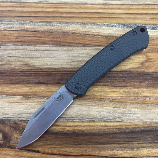*DISCONTINUED* Benchmade Proper 3" Slip Joint Knife w/ Carbon Fiber Handle