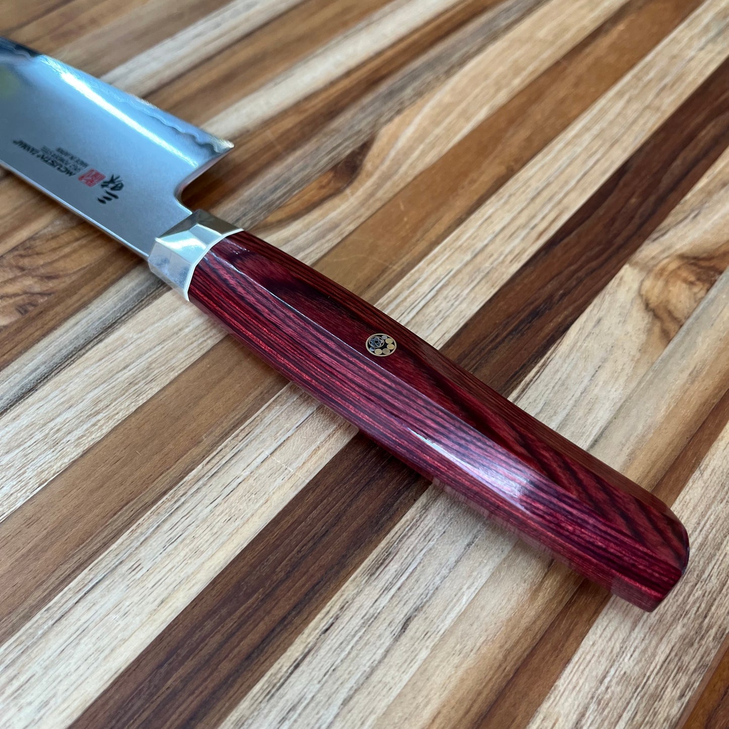 Mcusta Zanmai Revolution Red 180mm (7") Santoku