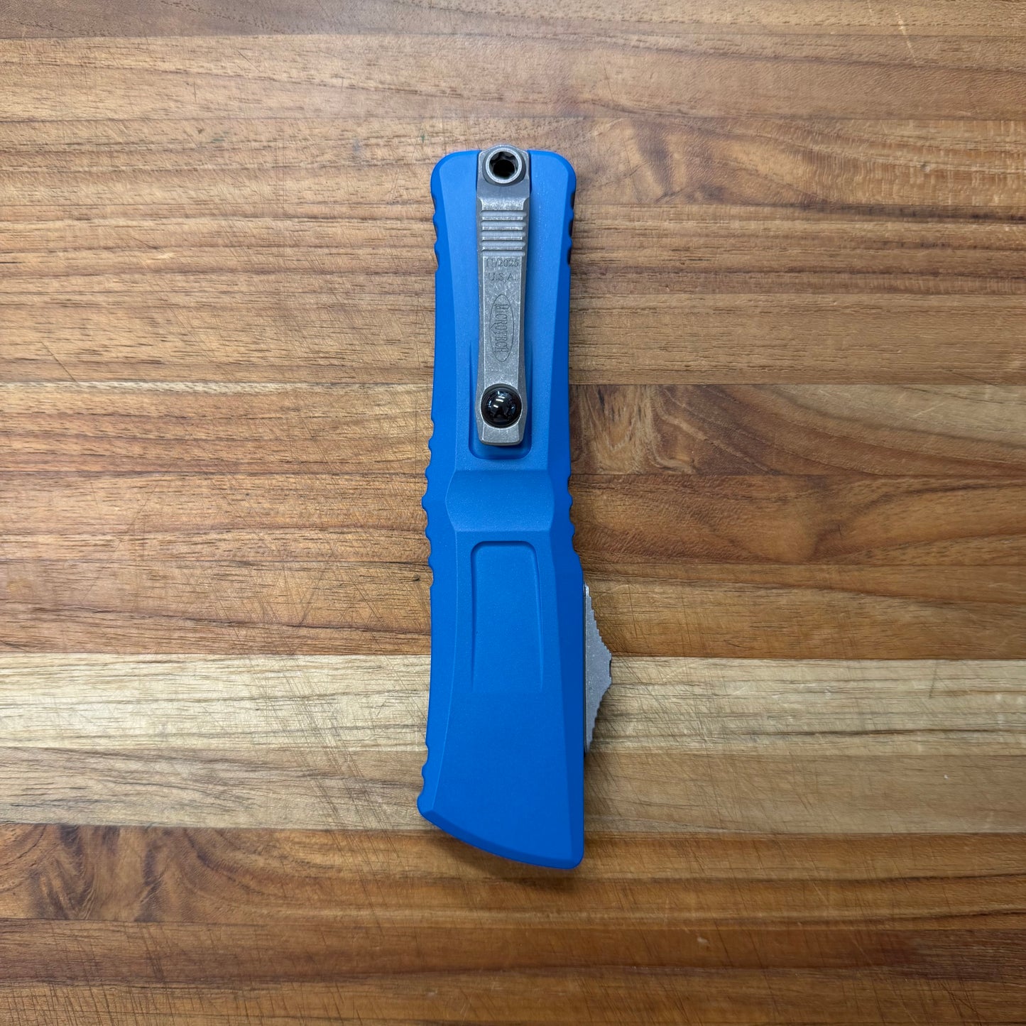 Microtech Combat Troodon Gen III T/E 4" OTF w/ Cerakote Blue Handle