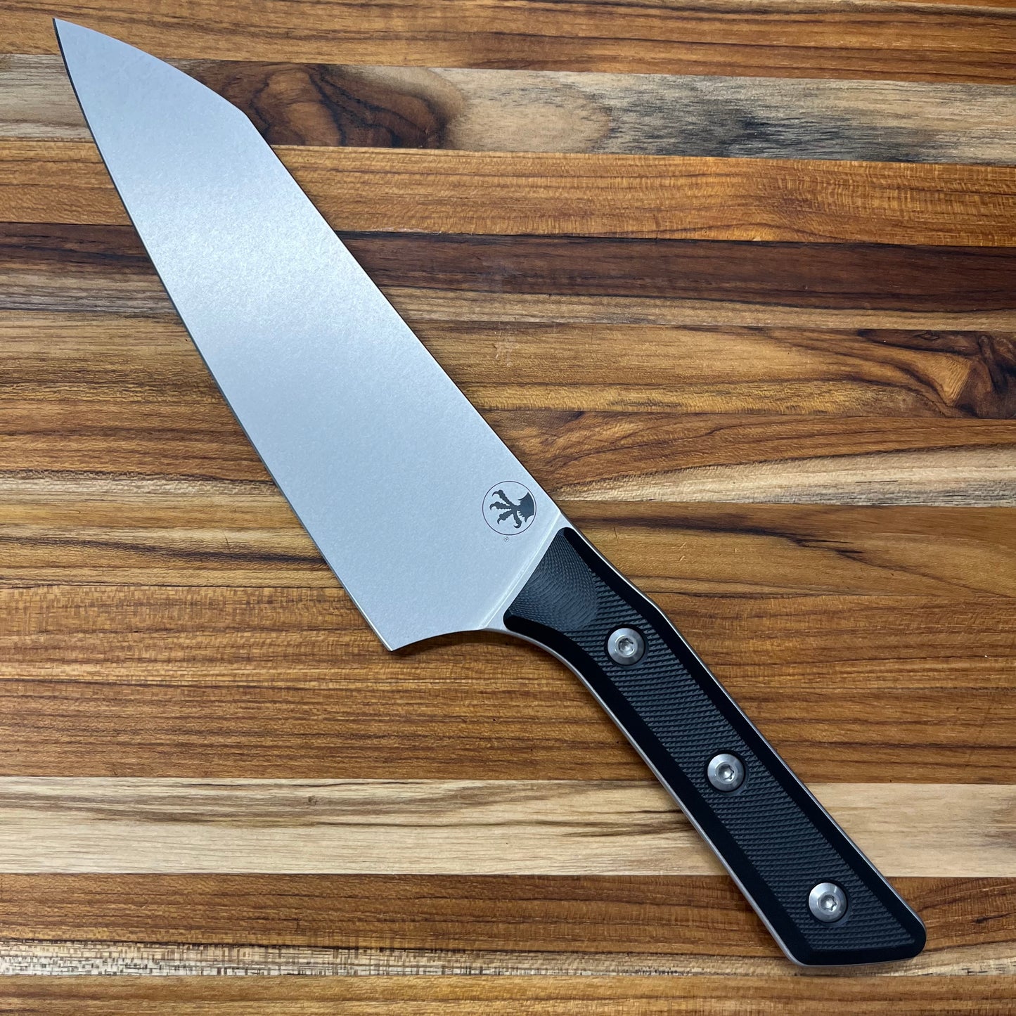 Microtech Culinary 8" Chef's Knife w/ Black G10 Handle