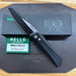 Pro-Tech *Limited Edition* Oligarch 3.25" 2-Tone DLC/Satin Auto w/ Black Aluminum & Mother of Pearl Button