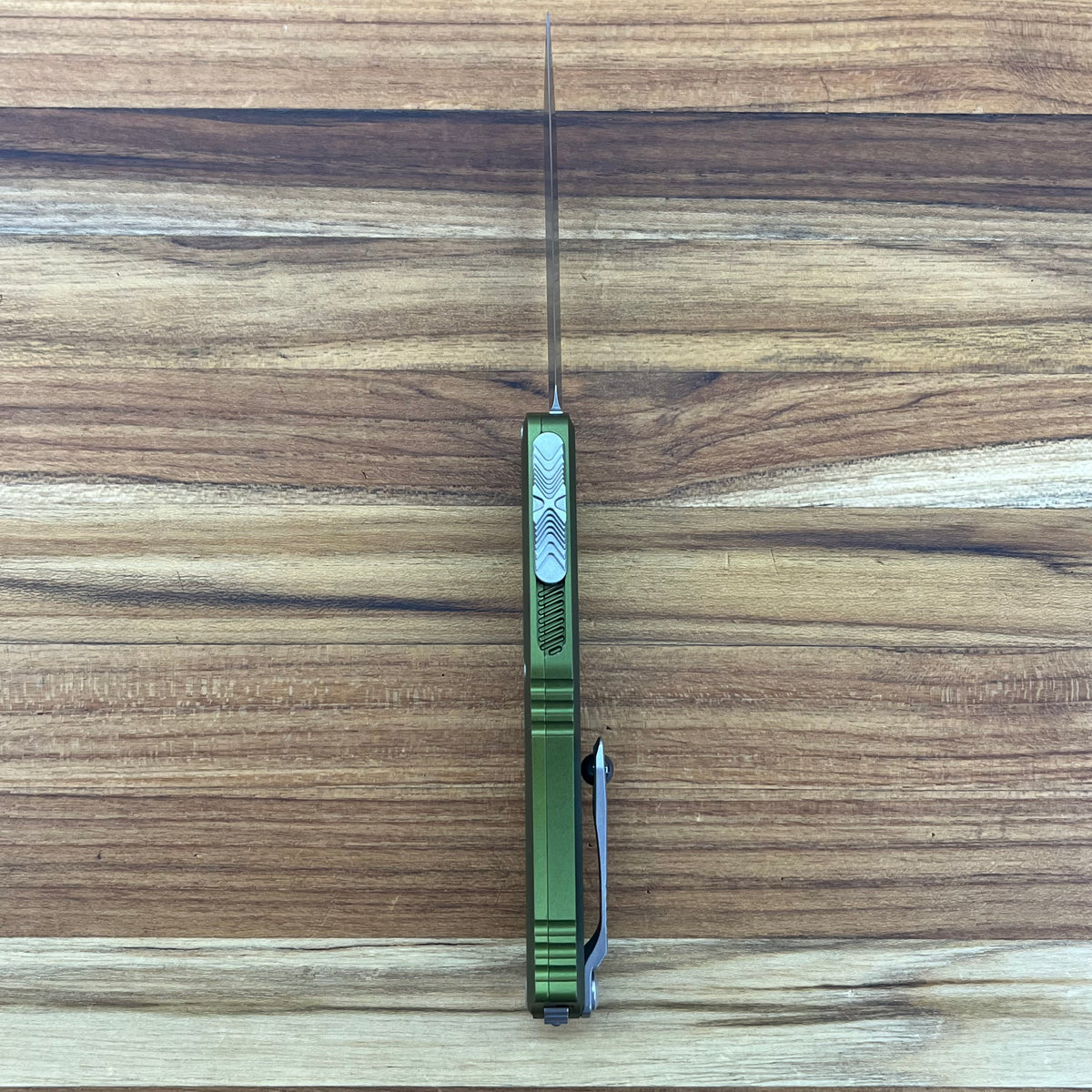 Microtech Hera II Mini D/E 3" OTF w/ OD Green Aluminum Handle