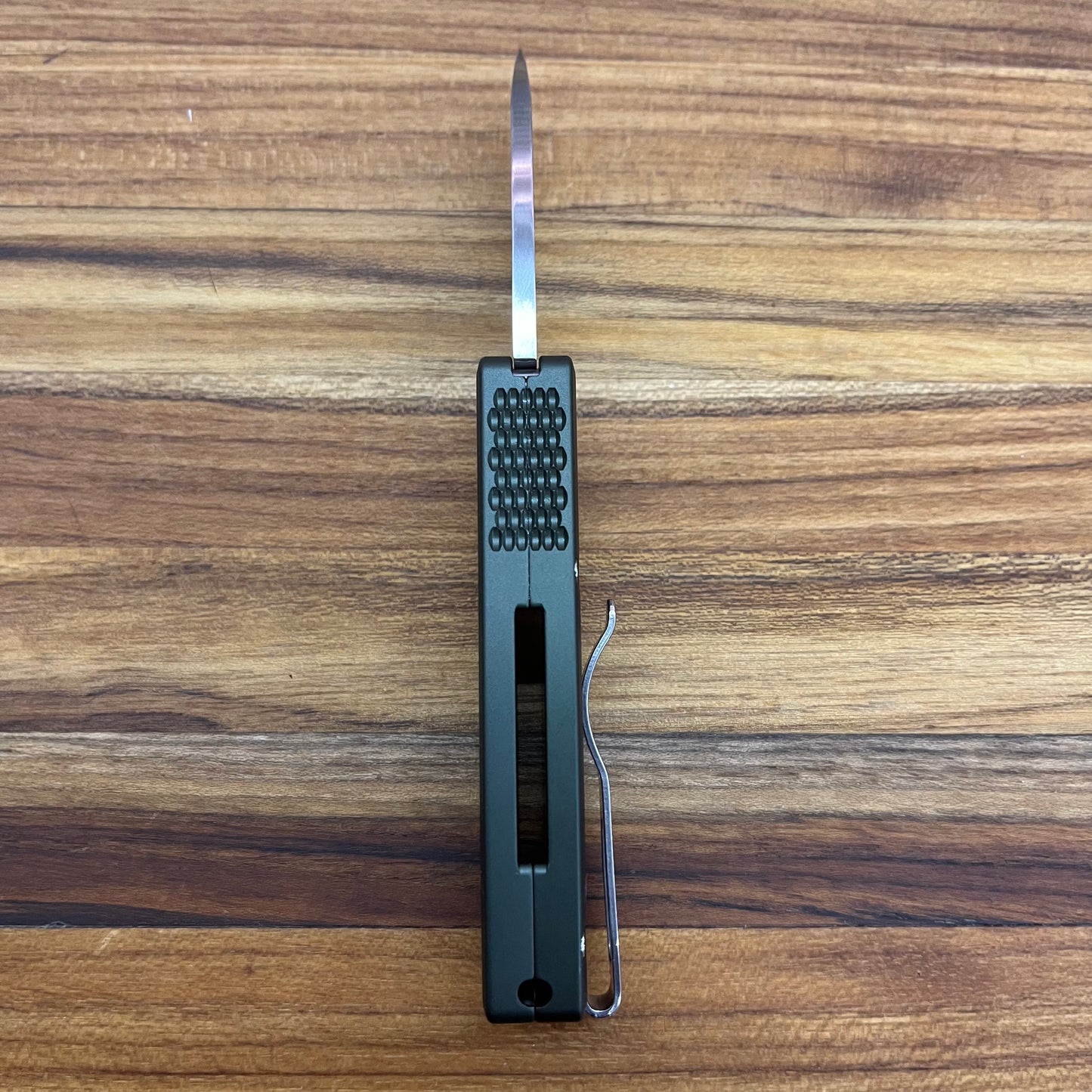 Pro-Tech Runt 5 2" Auto w/ Wharncliffe Blade & Green Aluminum Handle