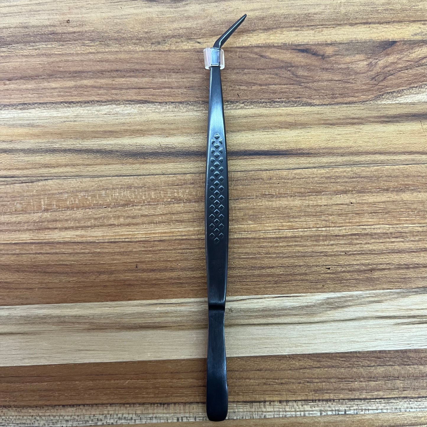 Mercer Tool Precision Plus 6.25" Matte Black Curved Plating Tong
