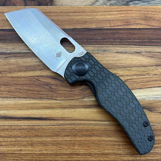 *DISCONTINUED* Kizer Mini Sheepdog 3.3” Folding Knife w/ Blue Richlite Handle