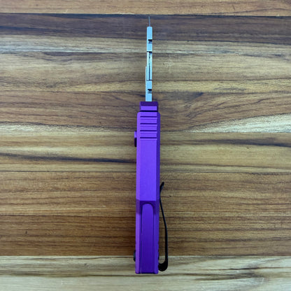 Reate Exo-U Gravity 2.5" Utility Knife w/ Purple Diamond Handle