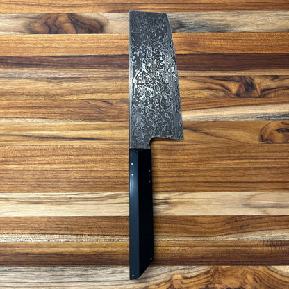 Enceladus 140mm (5.5") Nakiri w/ Walnut Burl & G10 Handle