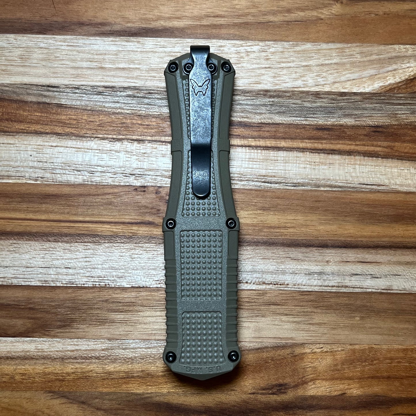 Benchmade 3370GY-1 Ranger Green Claymore OTF Auto