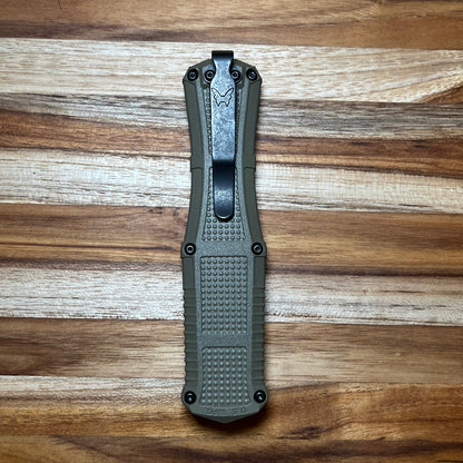 Benchmade 3370GY-1 Ranger Green Claymore OTF Auto