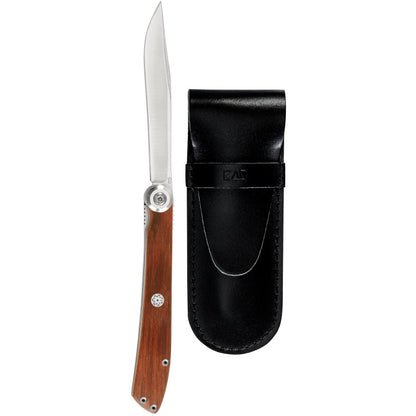 Kai Personal Folding Steak Knife 3.25" w/ Rosewood Handle and Sheath