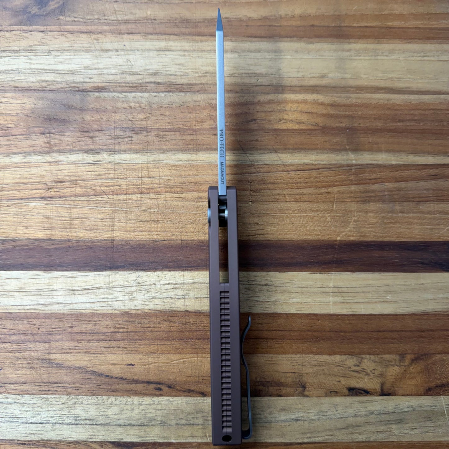 Pro-Tech Malibu 3.25" Flipping Knife w/ Flat Dark Earth Aluminum Handle