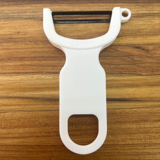 Mercer Tools White Y Peeler w/ Carbon Steel Blade