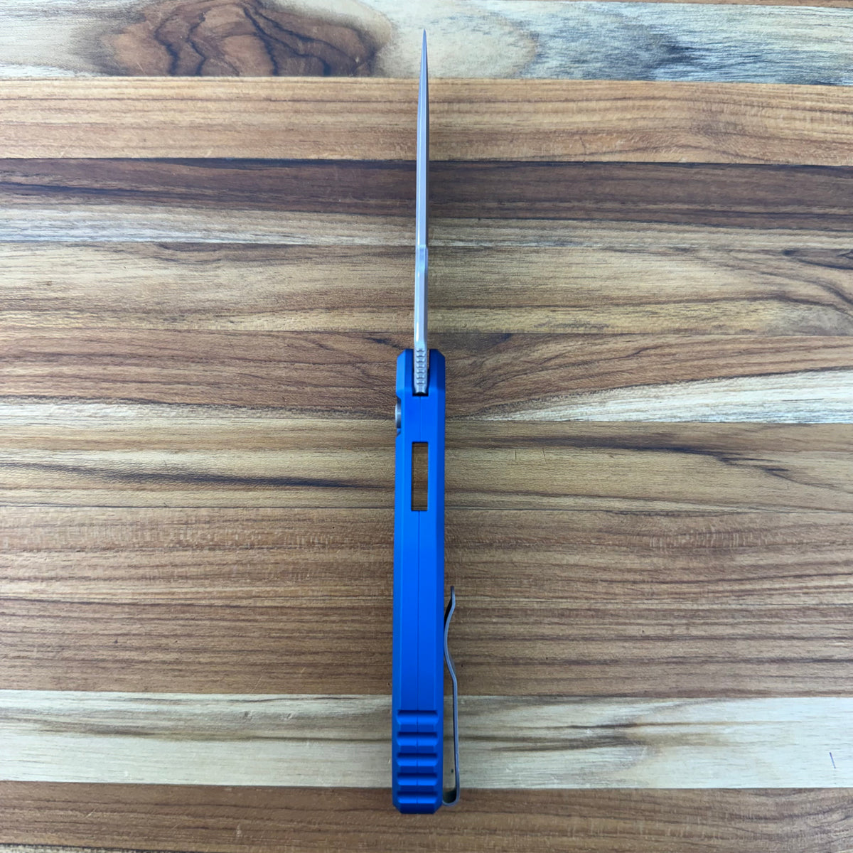 Pro-Tech Pallas 3.75" Auto w/ Blue Aluminum Handle