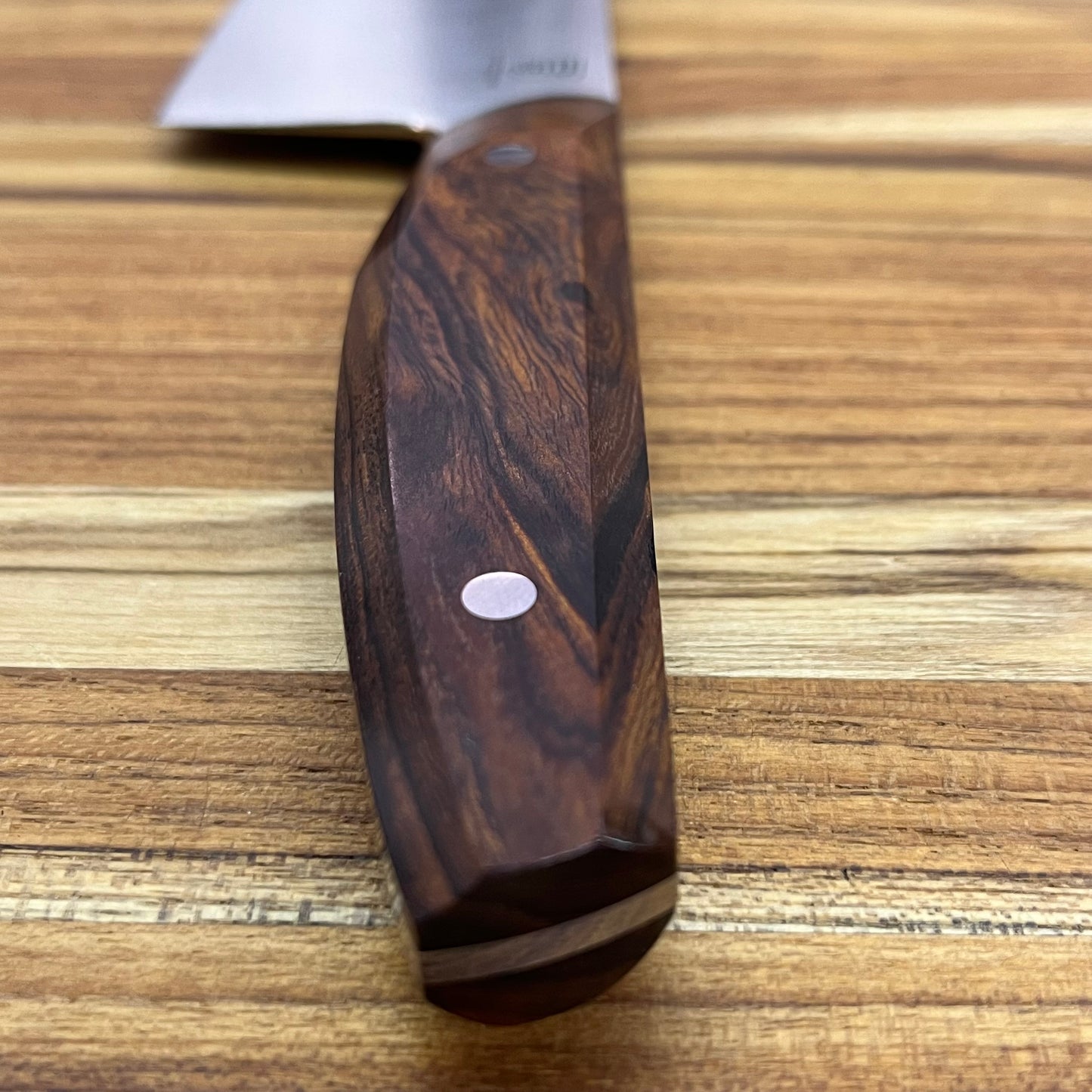 Patterson Forge Semi-Custom 200mm (8") Chef's Knife w/ Desert Iron Wood Handle