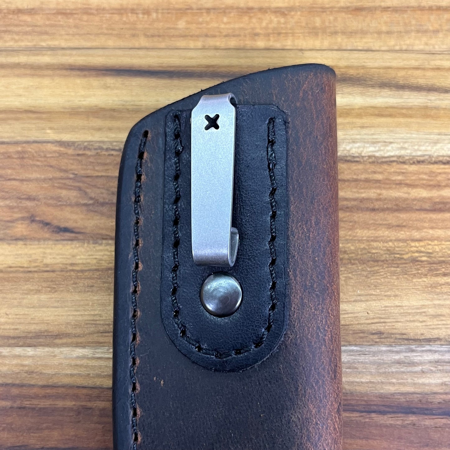 Patterson Forge 70mm (2.75") Fixed Blade w/ Black Micarta Handle