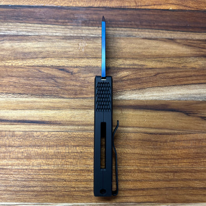 Pro-Tech Runt 5 2" w/ Sapphire Blade & Black Aluminum Handle