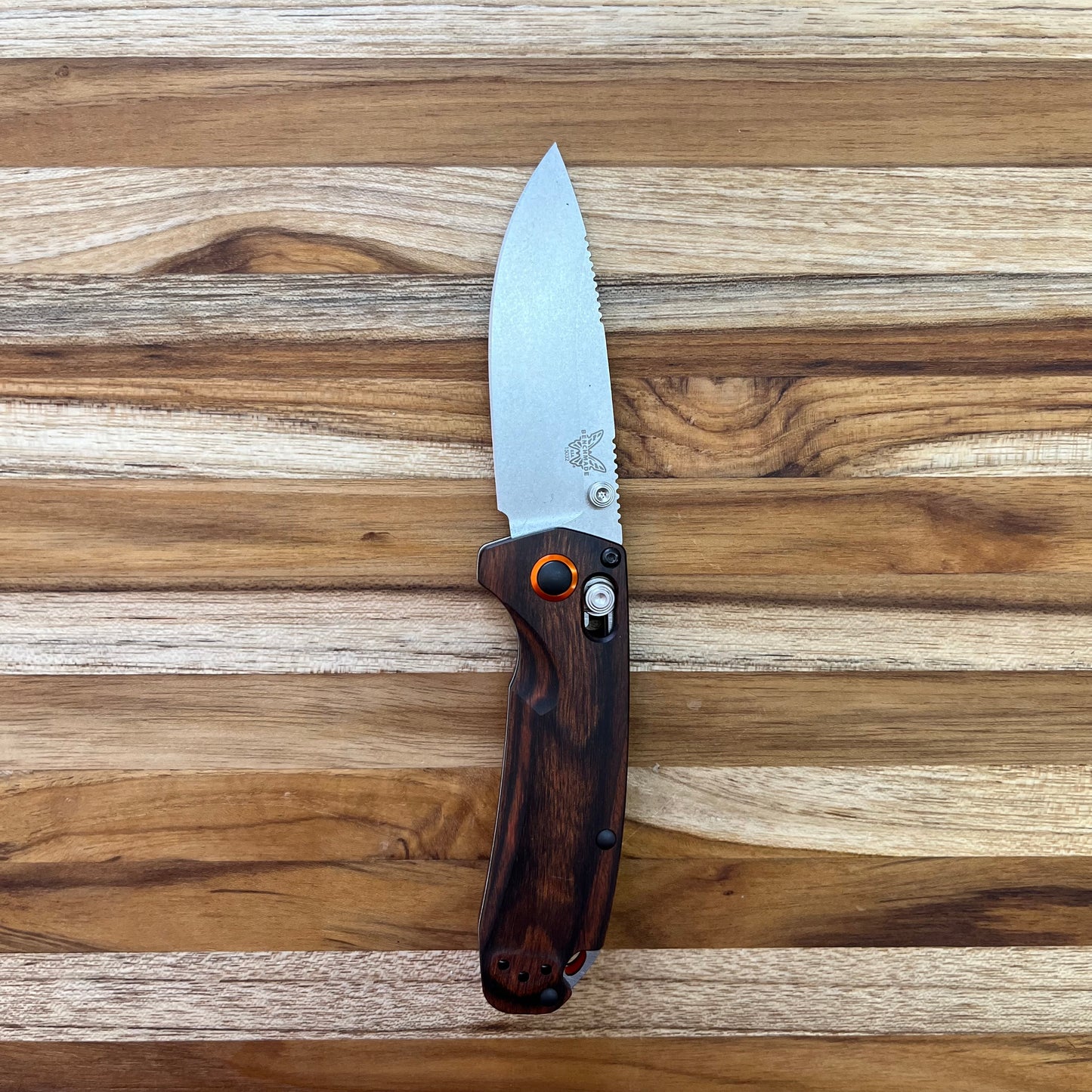 Benchmade North Fork 3" Folding Knife w/ Maple Handle