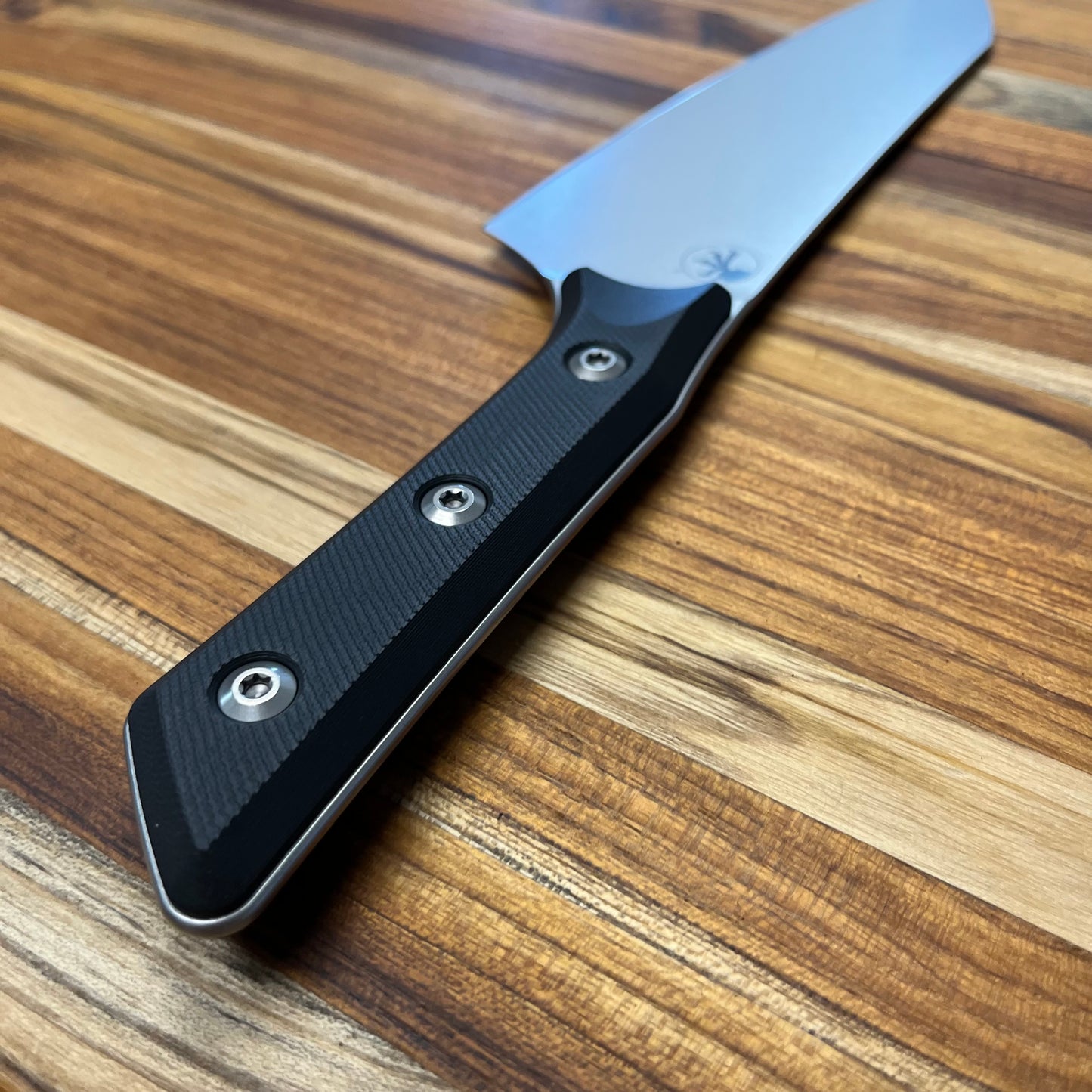 Microtech Culinary 8" Chef's Knife w/ Black G10 Handle