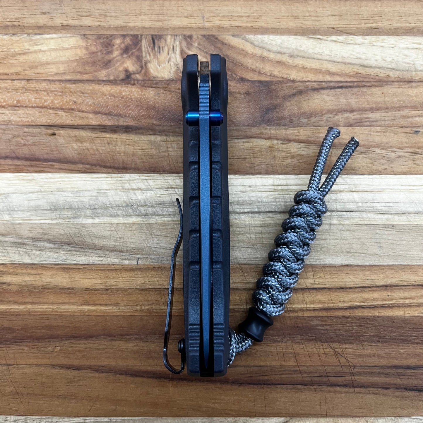 Benchmade Mini Adira 3.25” Folding Knife w/ Tempest Gray Grivory Handle