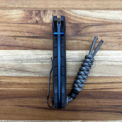 Benchmade Mini Adira 3.25” Folding Knife w/ Tempest Gray Grivory Handle
