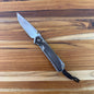 Chris Reeve Small Sebenza 31 3" Folding Knife w/ Titanium Handle & Macassar Ebony Inlay