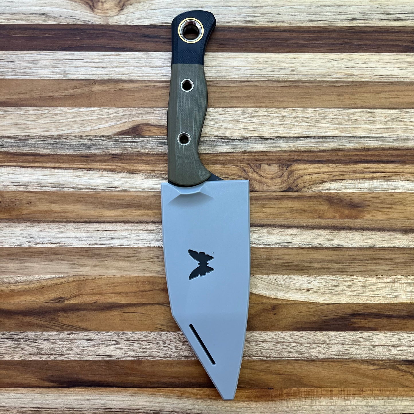 Benchmade Kitchen Knives 6" Station Knife w/ OD Green & Black G10 Handle