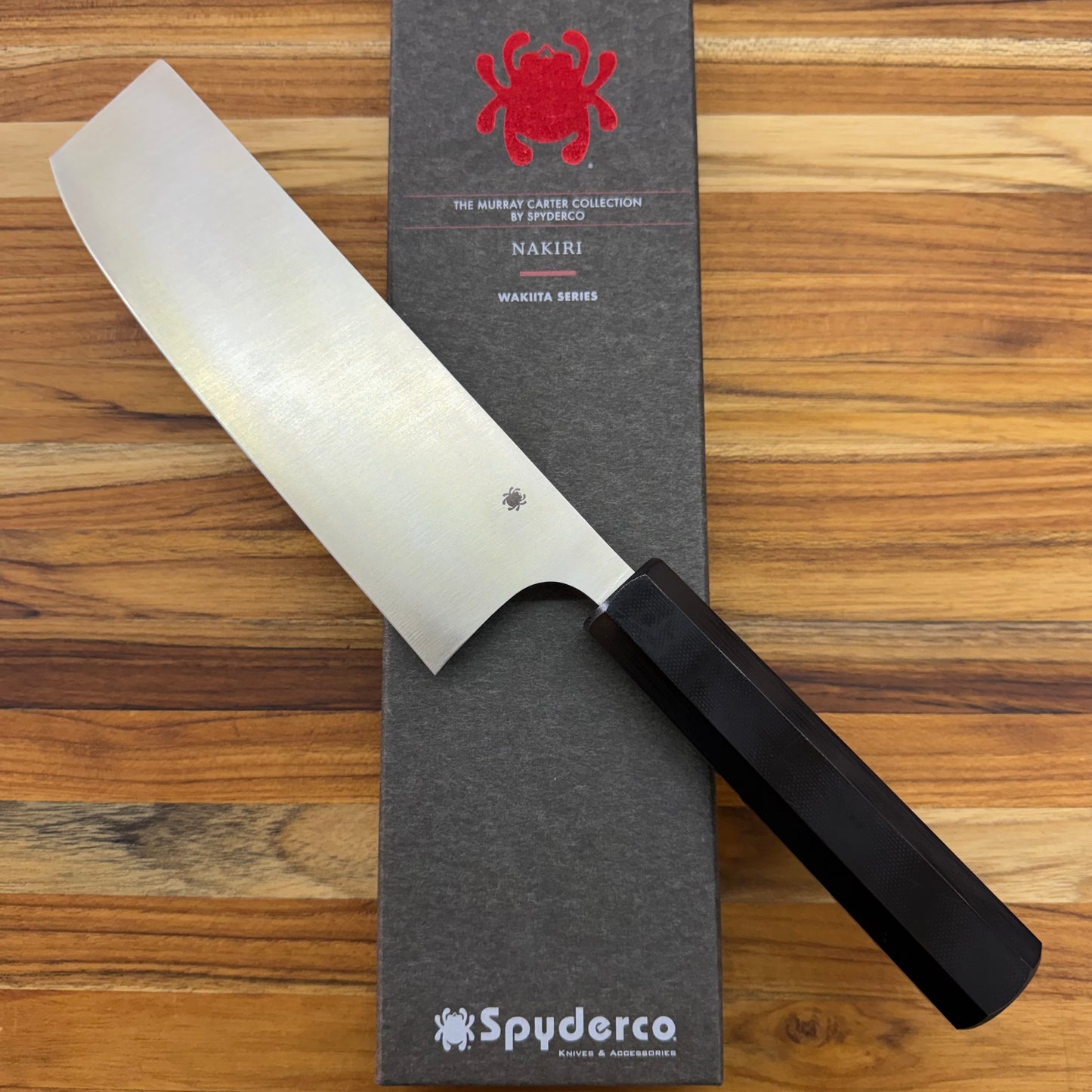 SPYDERCO K17GP BD1N 185mm (7.29") Nakiri - Murray Carter Wakiita Series